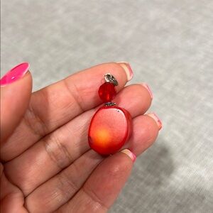Red Coral Pendant